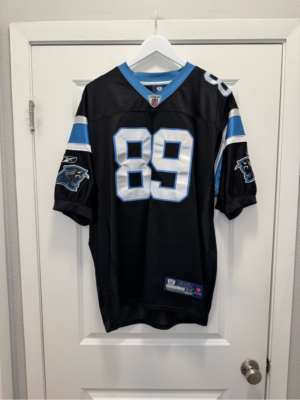 Vintage Reebok NFL Carolina Panthers  Steve Smith Jersey embroidered